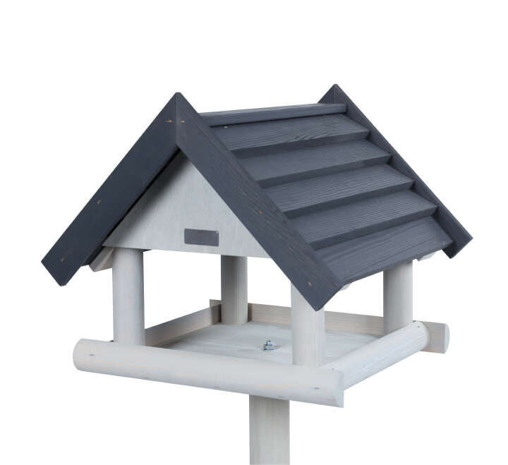 PATKAR Vogelhaus Giebeldach mit Ständer